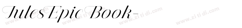 JulesEpic Book字体转换